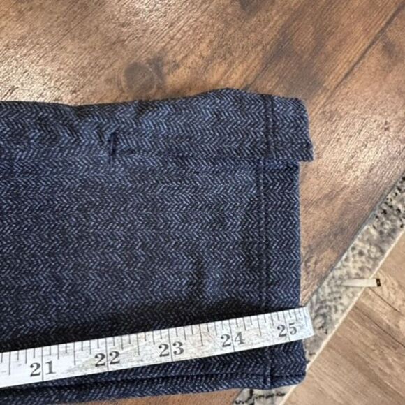 ATHLETA Herringbone Mercer Tights Leggings‎ Pockets Navy Size XS #353504 Petite - Picture 11 of 15